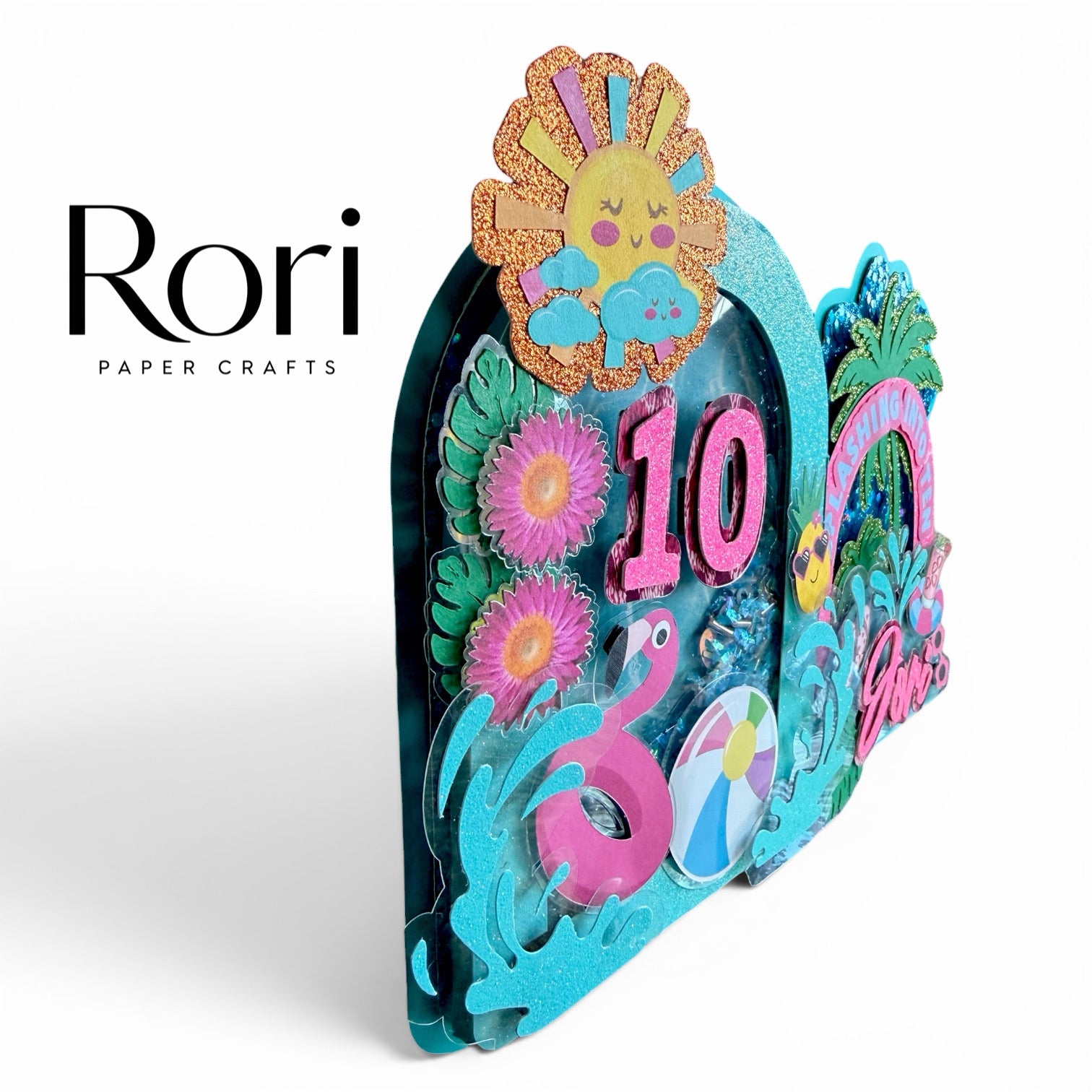 Print & Cut + Layered 3D + Shaker Cake Topper Design