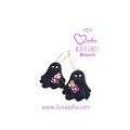 Black Ghost Earrings