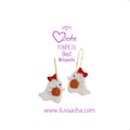 Pumpkin Ghost Earrings