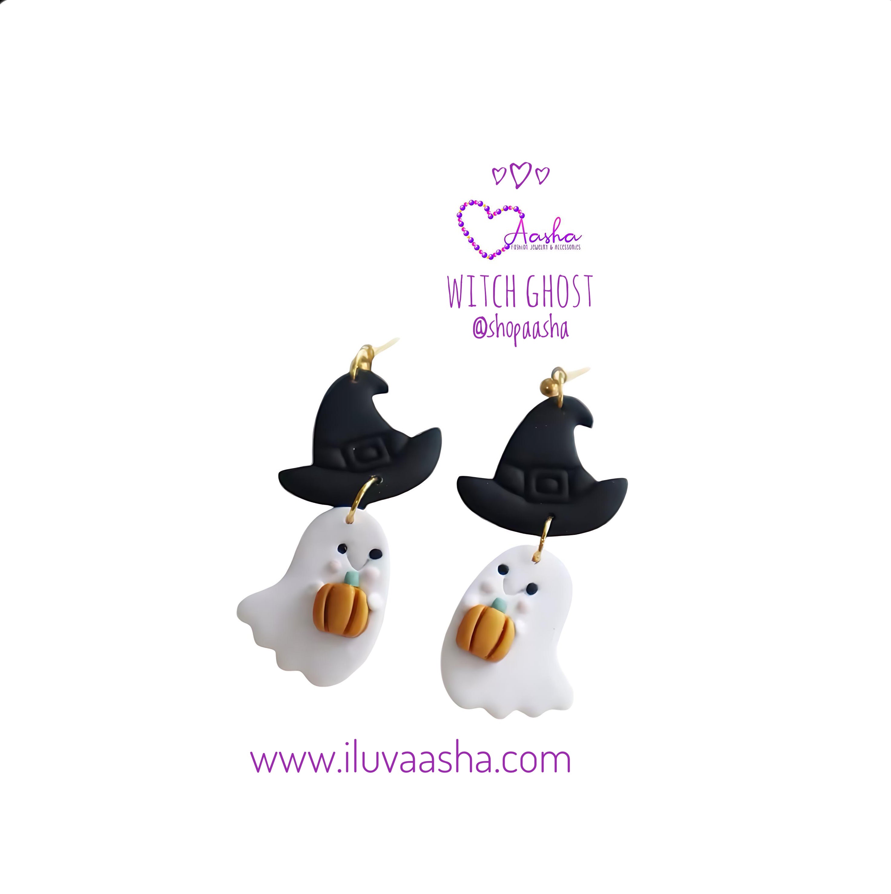Witch Ghost Earrings