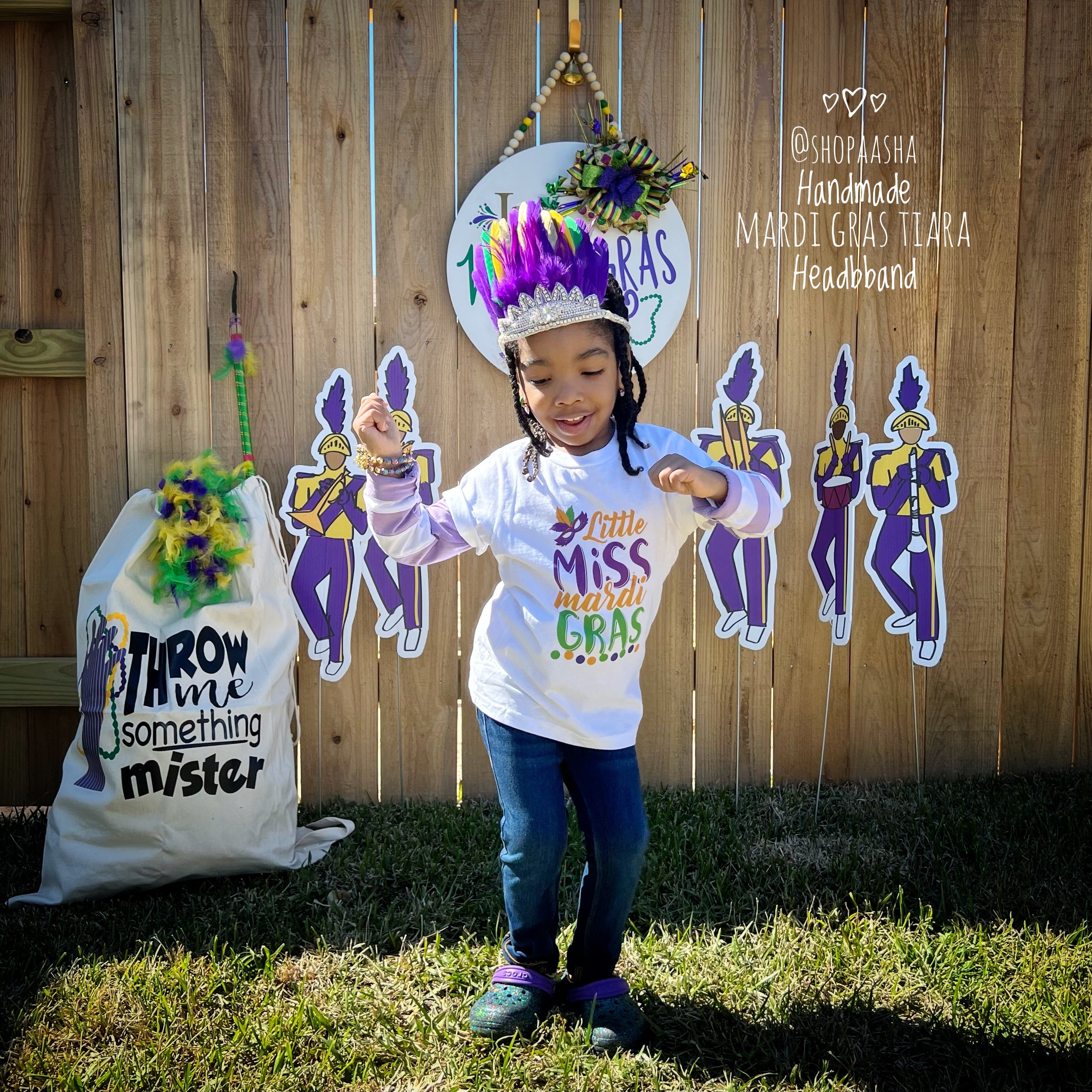 Mardi Gras Tiara Headband