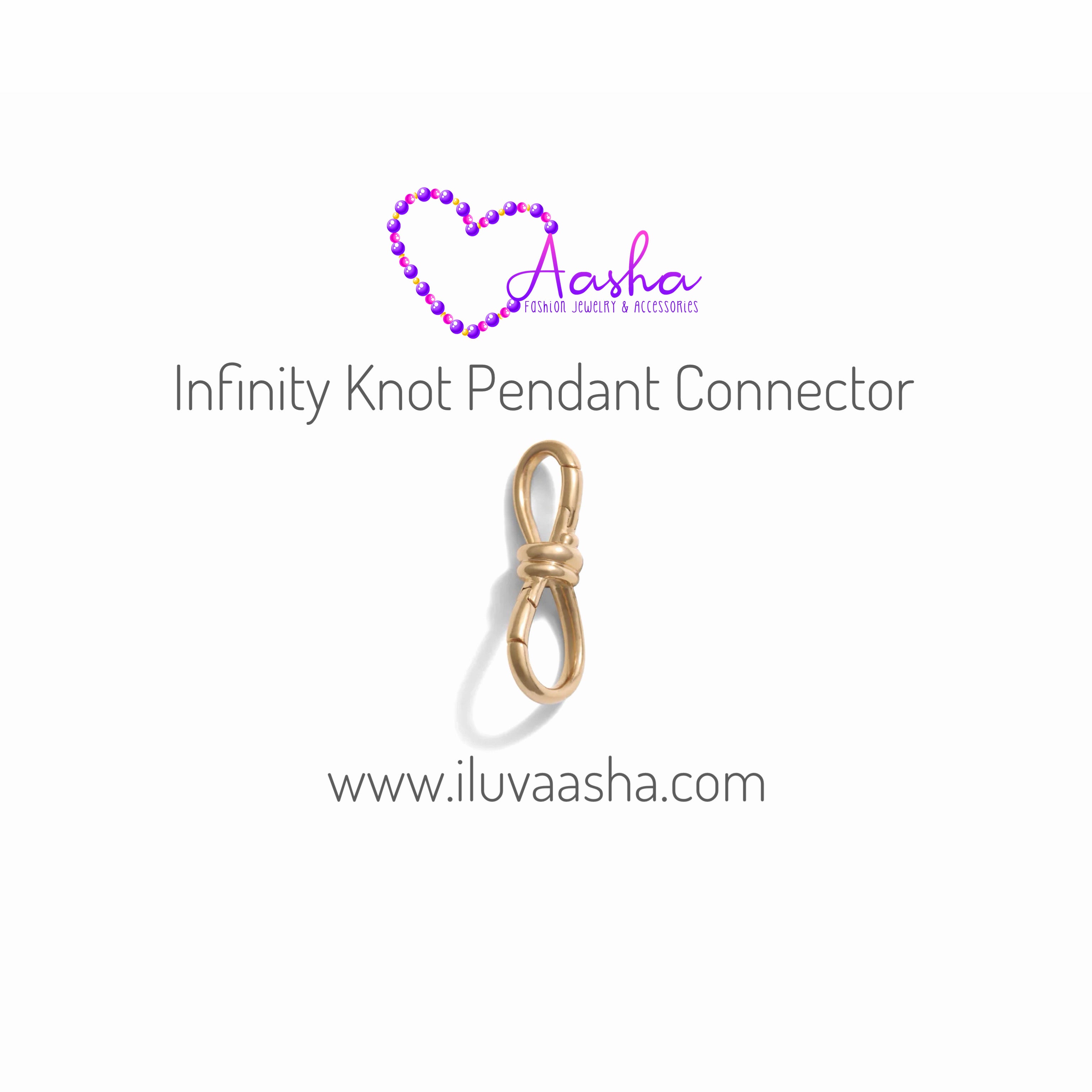Infinity Knot Pendant Connector