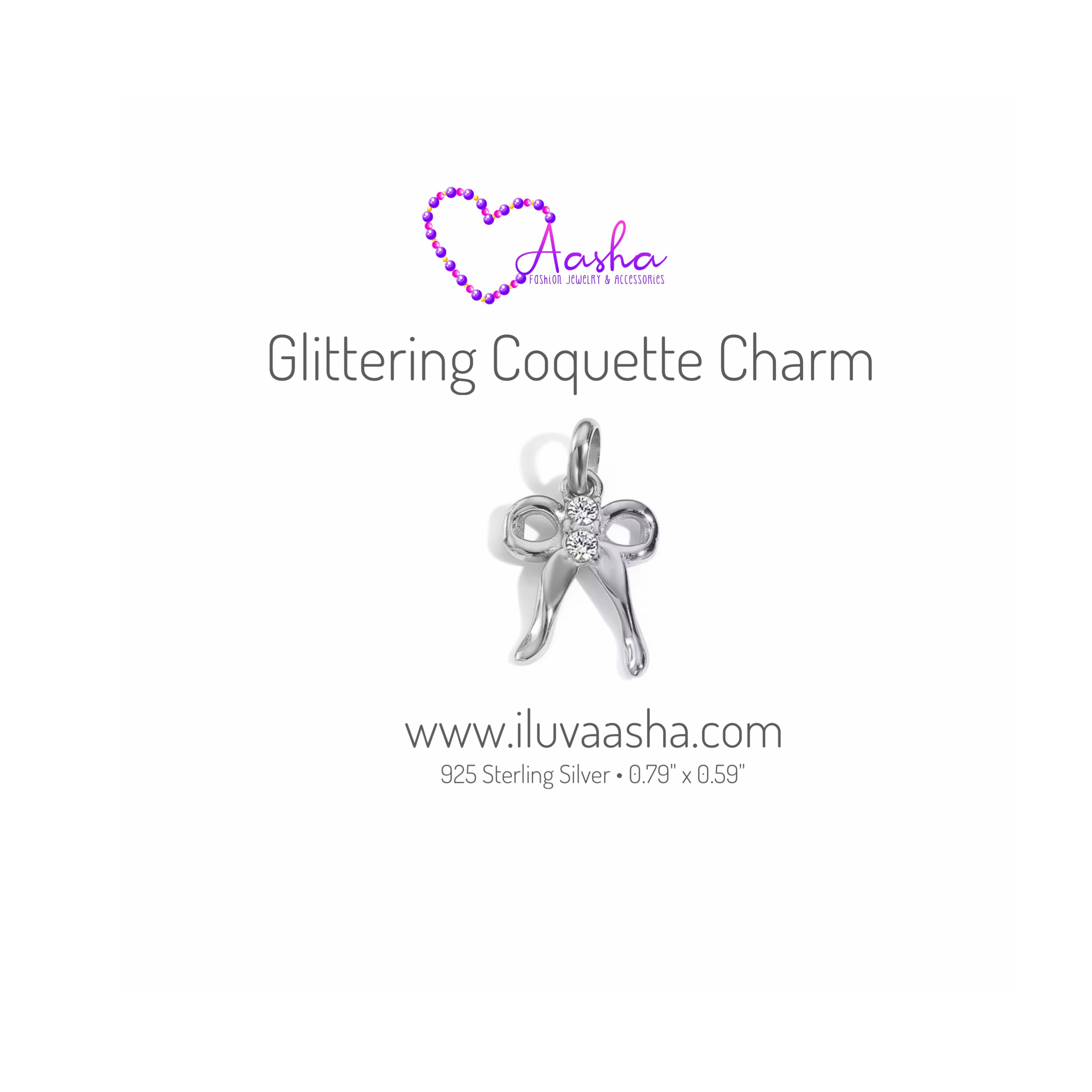 Glittering Coquette Charm