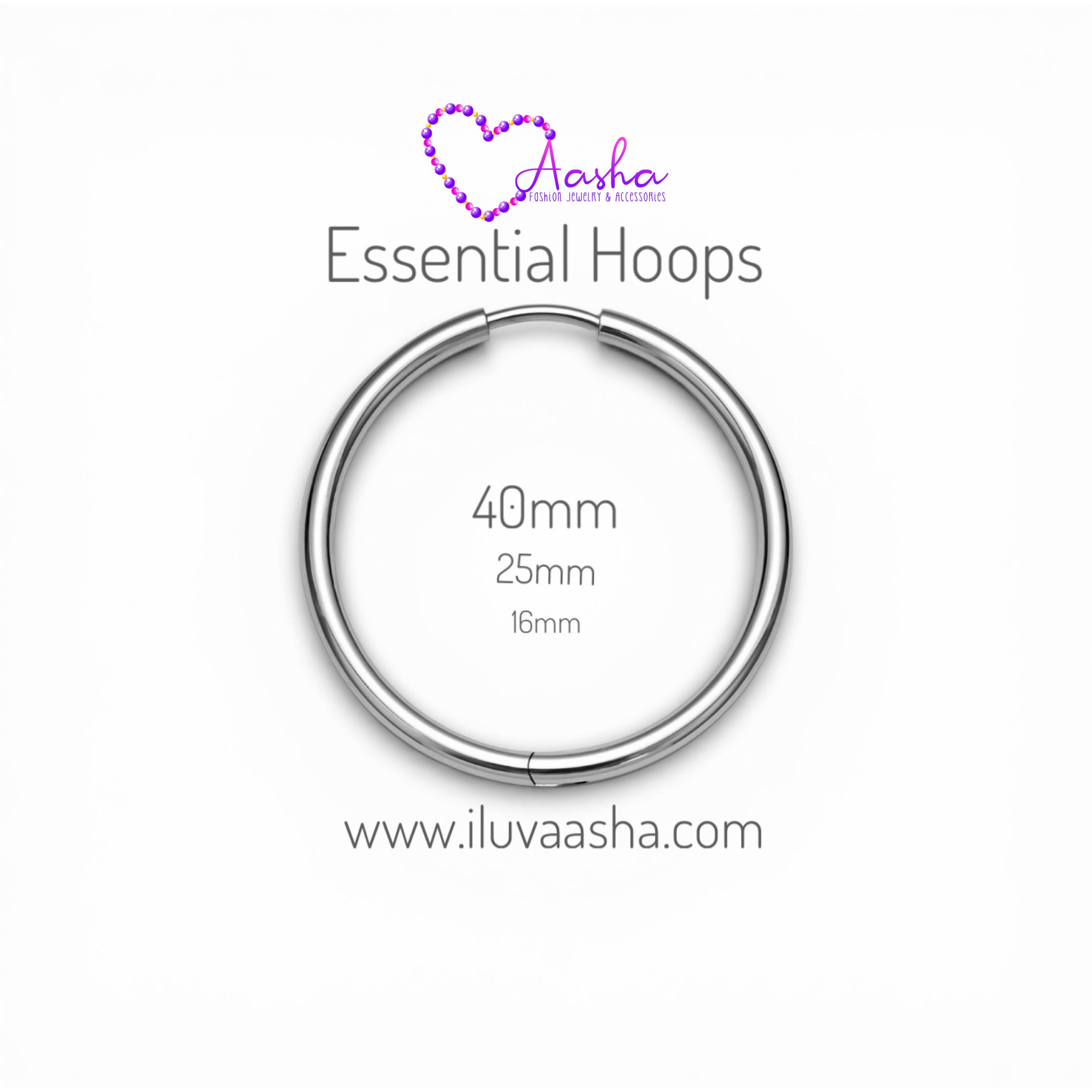 Essential Hoops (Silver)
