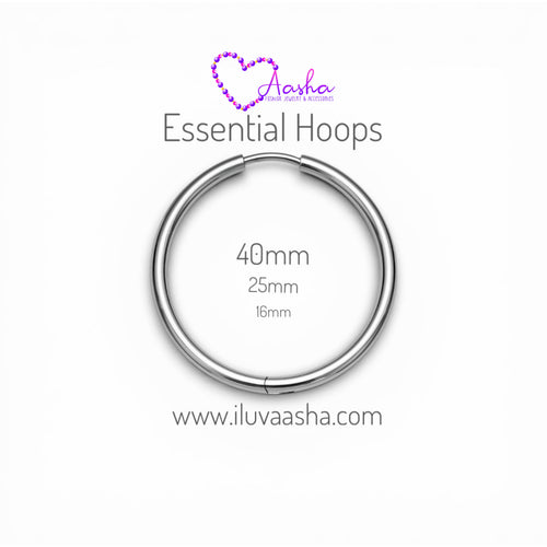 Essential Hoops (Silver)