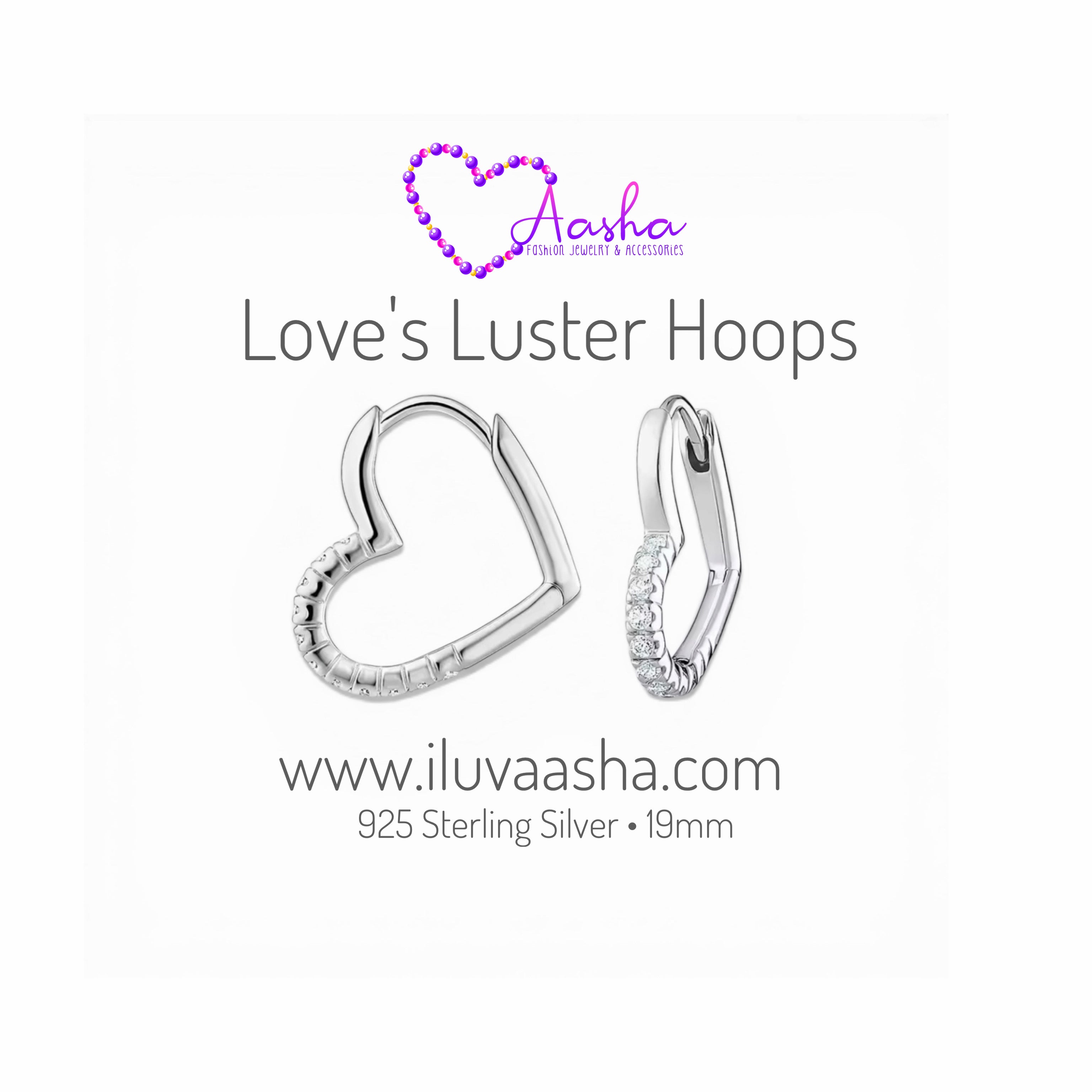 Love's Luster Hoops