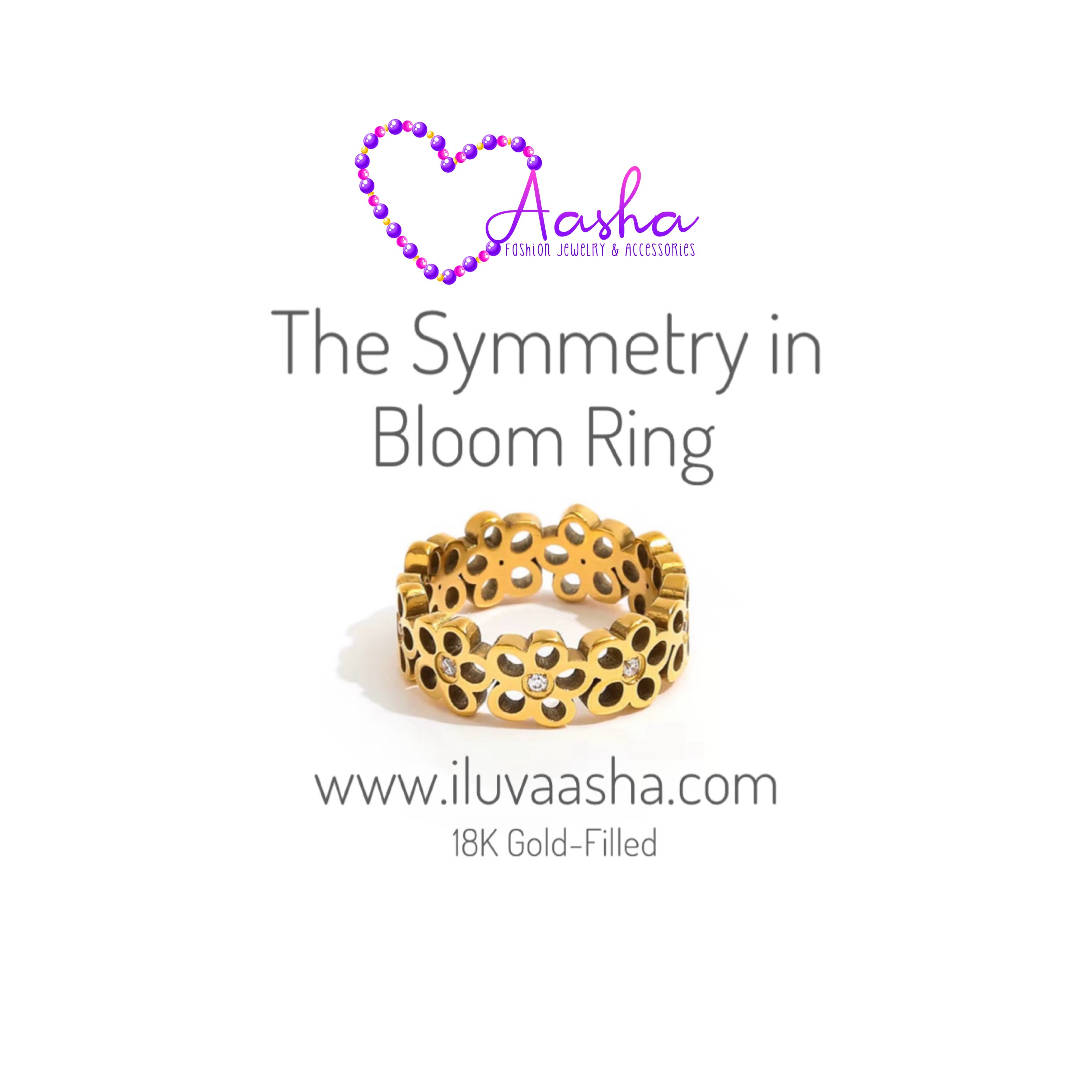 The Symmetry in Bloom Ring