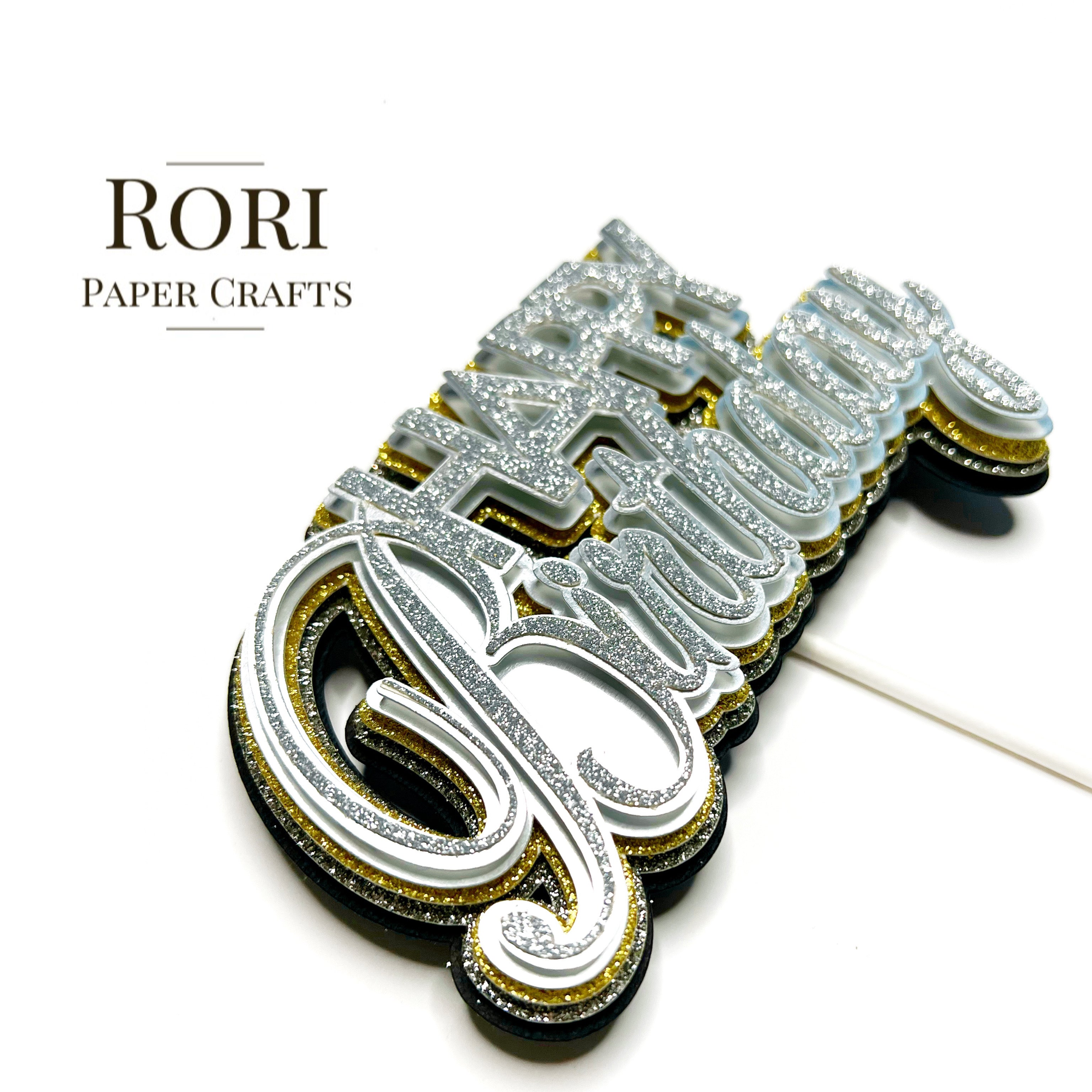 Happy Birthday Cake Topper