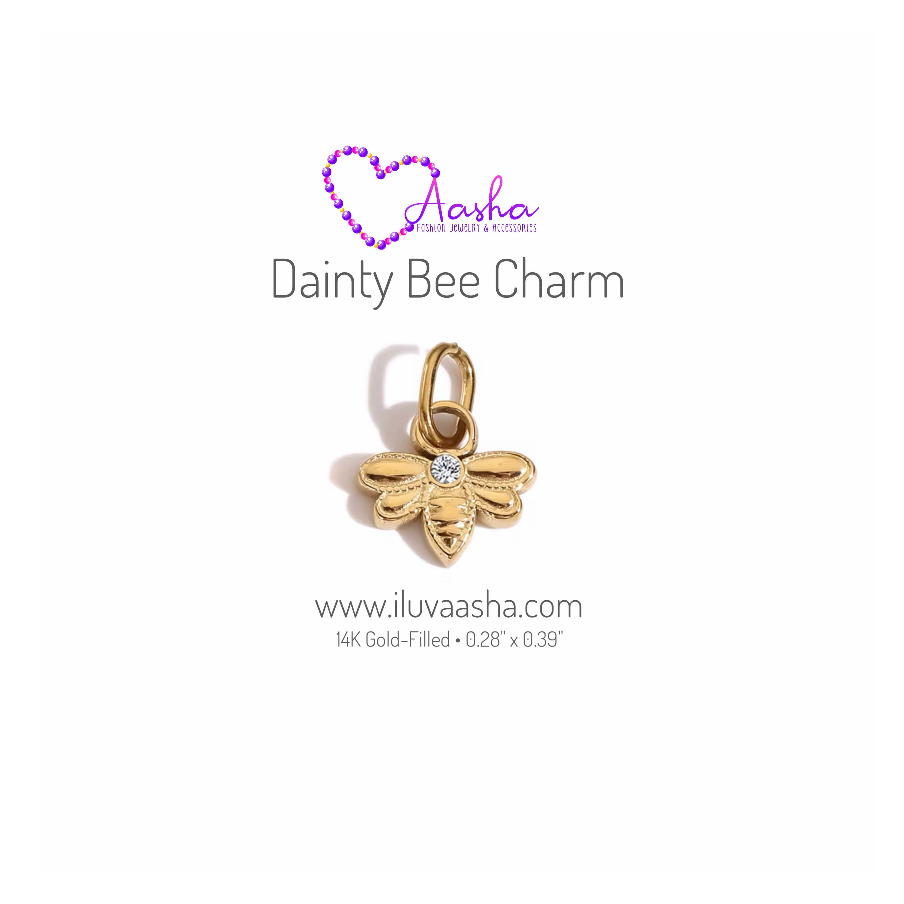 Dainty Bee Charm
