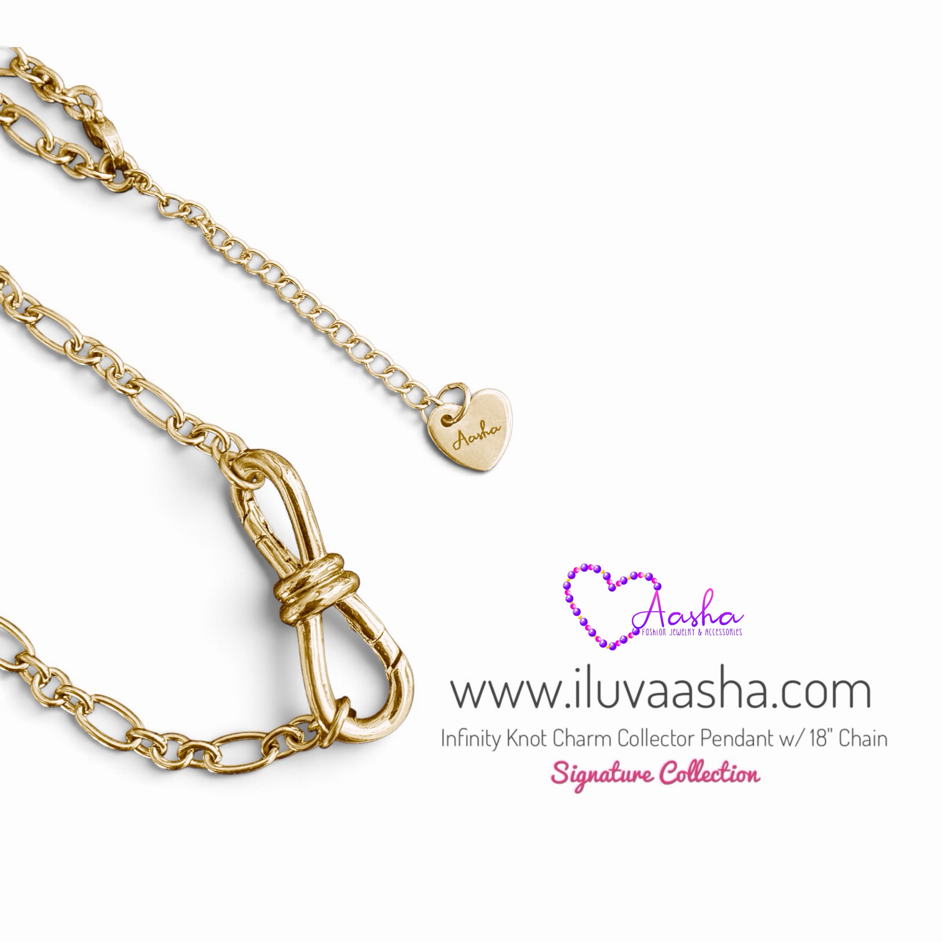 Infinity Knot Necklace - Charm Collector Edition