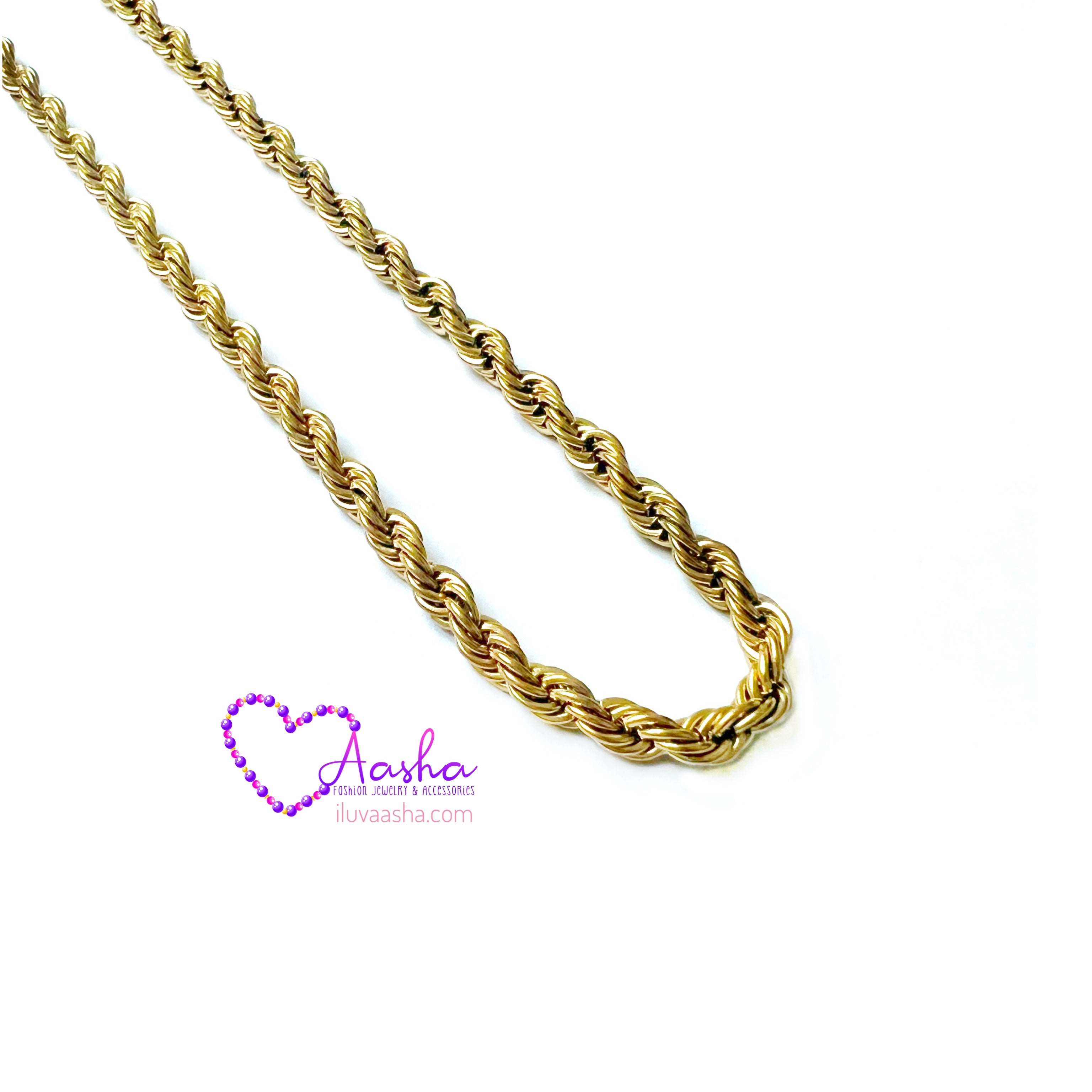Perfect Gold Rope Necklace