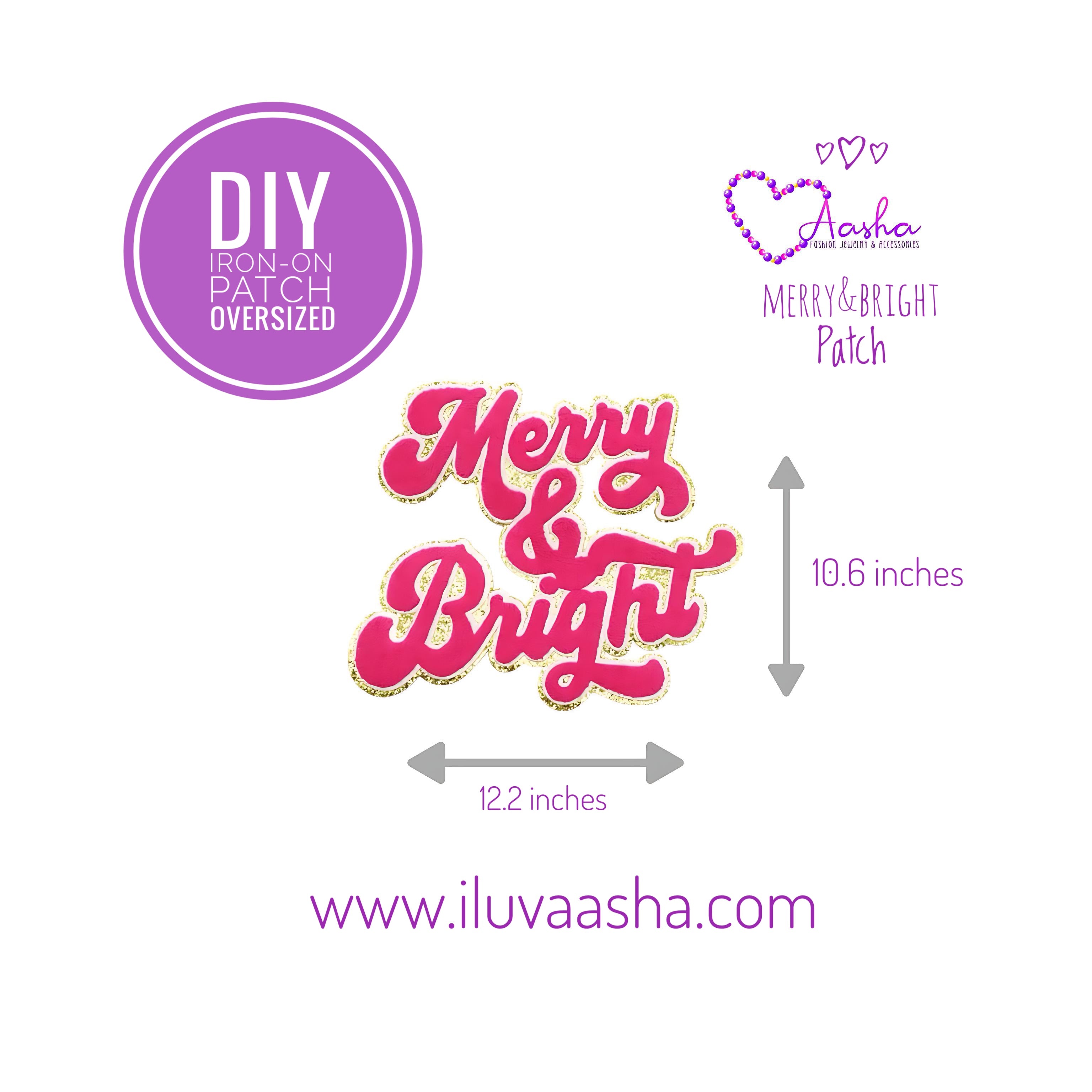 Merry & Bright | Iron-On Patch