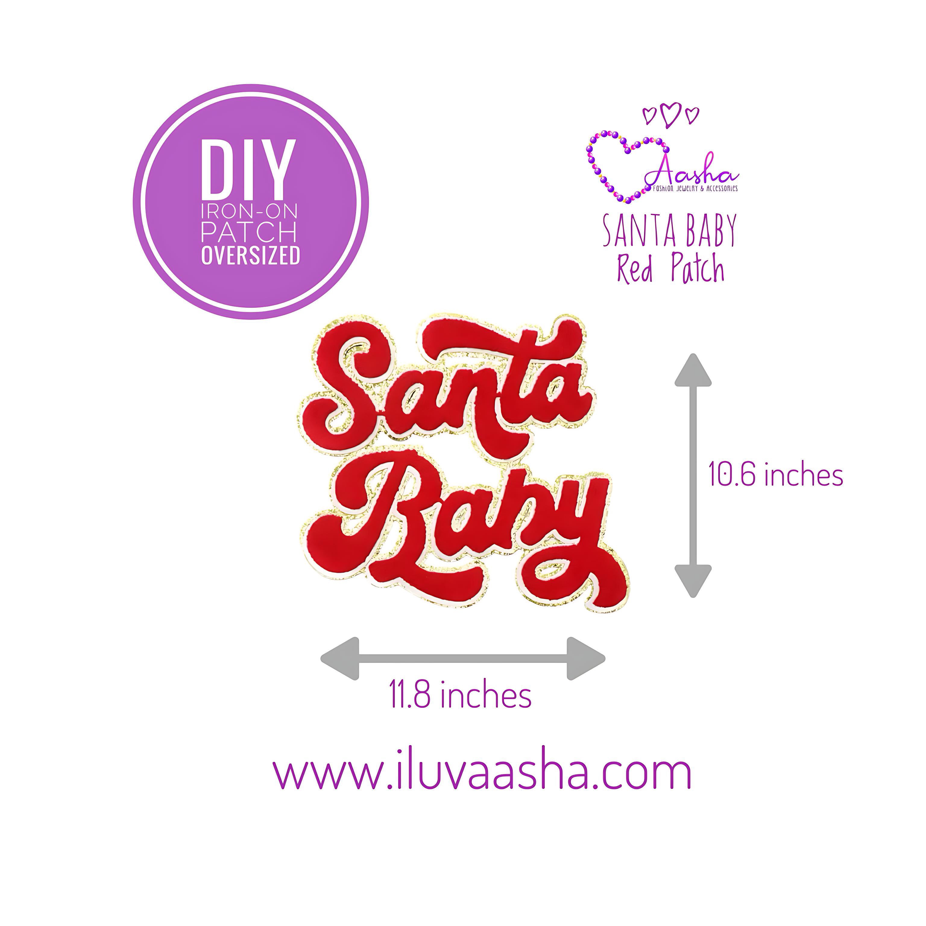 Santa Baby Red | Iron-On Patch (Copy)